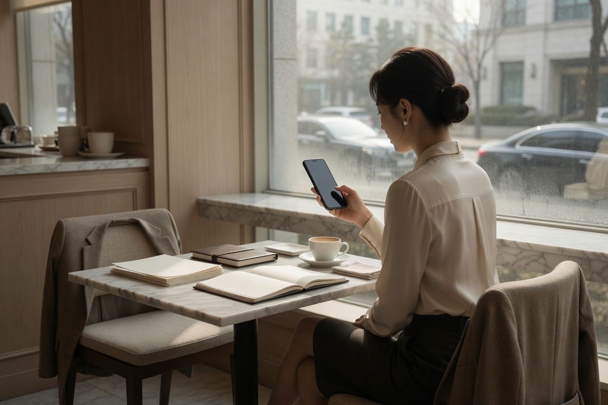 앱으로 만난 인연 · 본문 중간