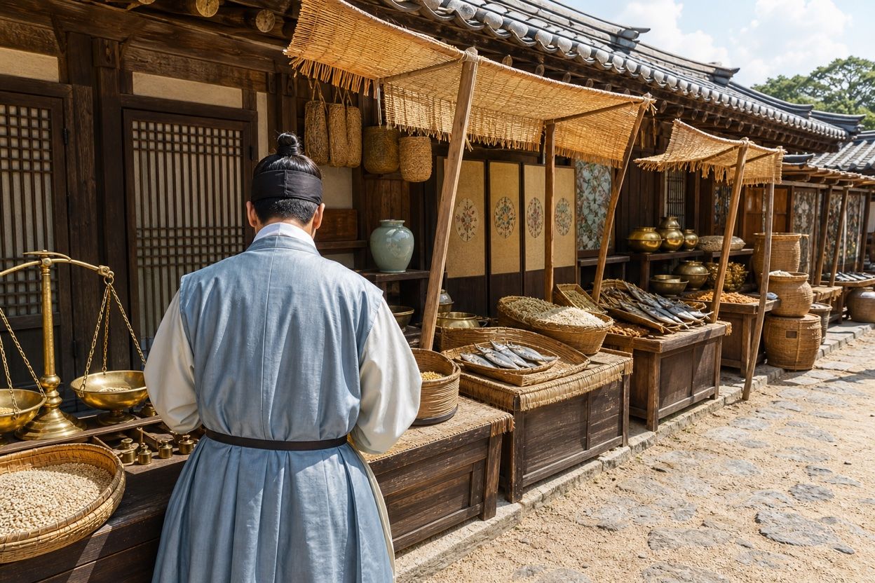 오일장에 나서는 세 상인 — 같은 장날인데 준비가 달랐습니다 · 본문 중간