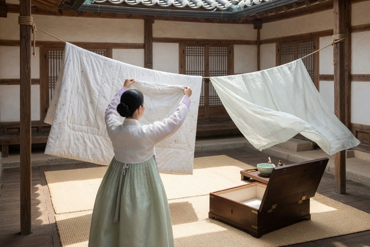 입추 든 날, 장롱을 여는 하루 — 볕에 내어 말리던 순서 · 본문 중간