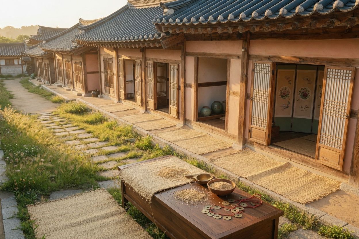 장날에 물건을 내기 전에 — 옛 장꾼이 먼저 세던 다섯 가지 · 커버