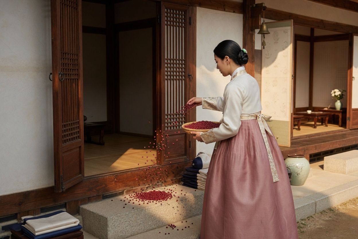 팥을 뿌리는 건 이제 미신이라고요? 그런데요 · 본문 중간