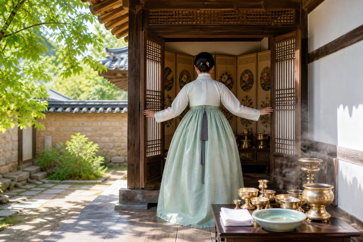 사당에서 초하루마다 인사를 올리던 이유 · 본문 중간