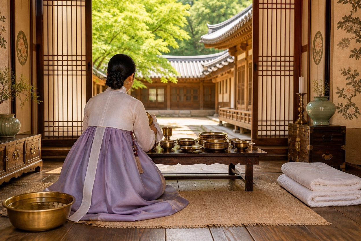 음력 칠월 초사흘, 식구가 하루 머무는 대청 · 본문 중간