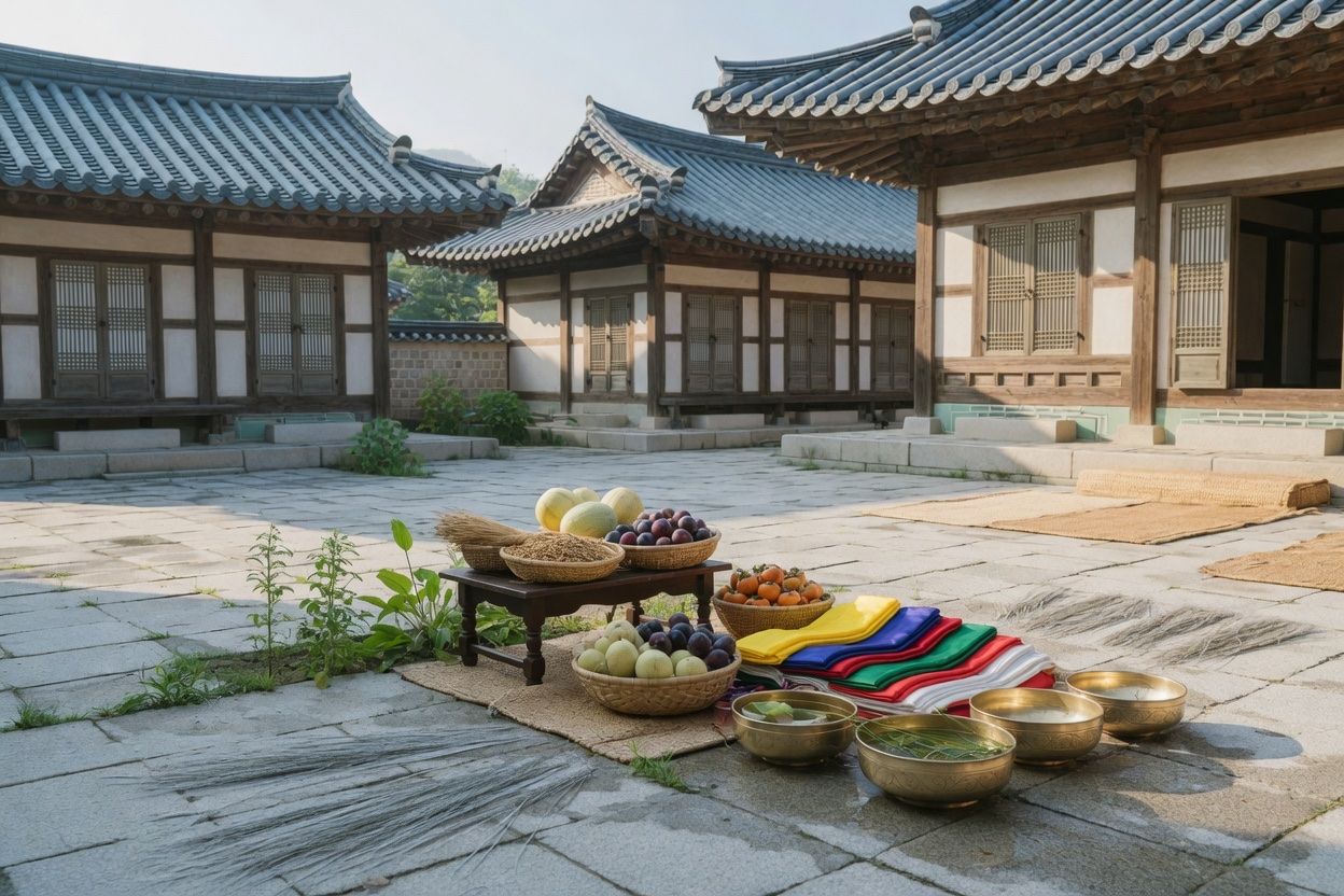 백중을 향해 가는 절 마당 — 팔월 뒷자락에 겹치는 날들 · 커버
