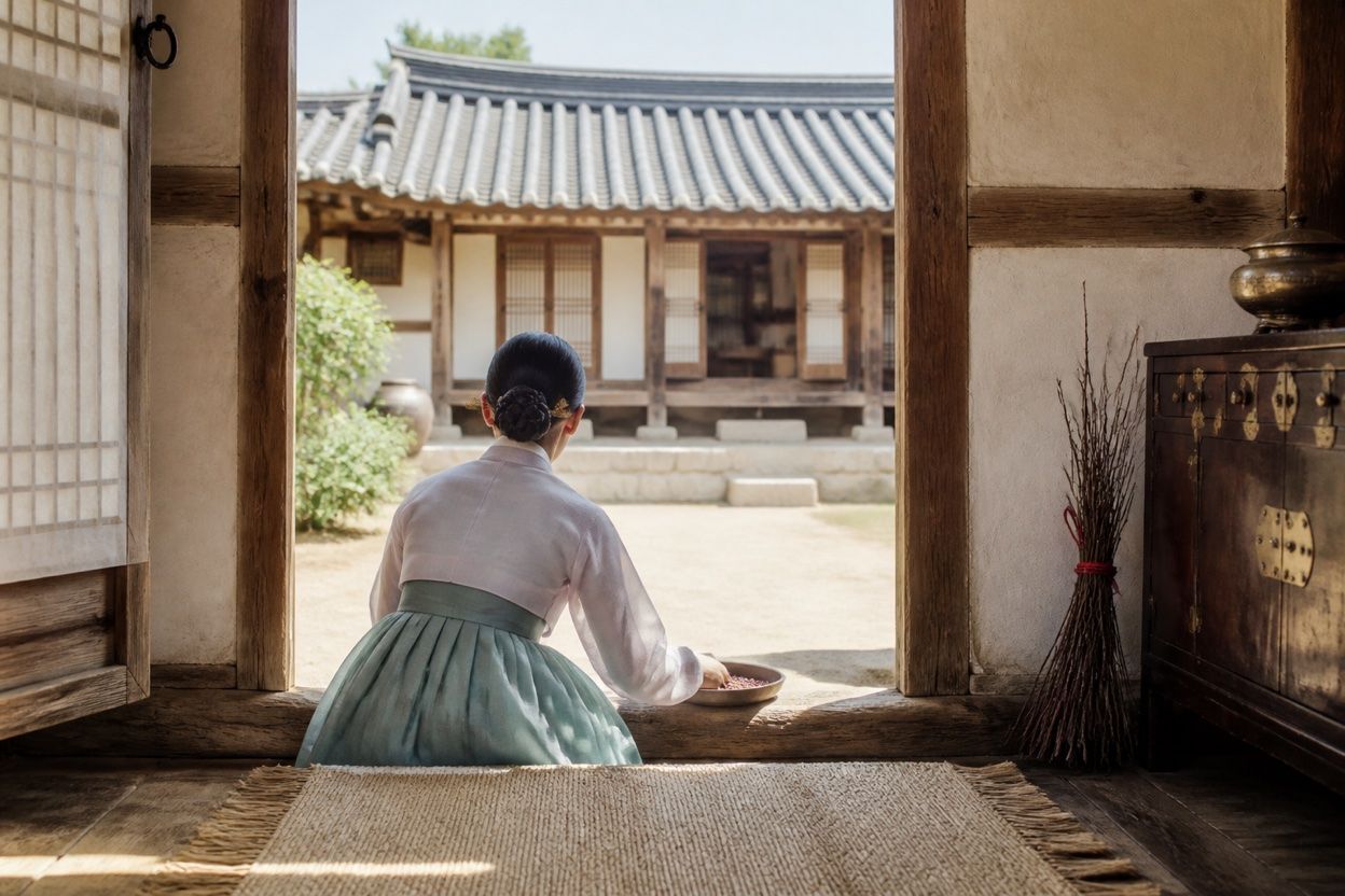솟을대문 아래에서 — 문지방을 밟지 말라던 자리 · 본문 중간