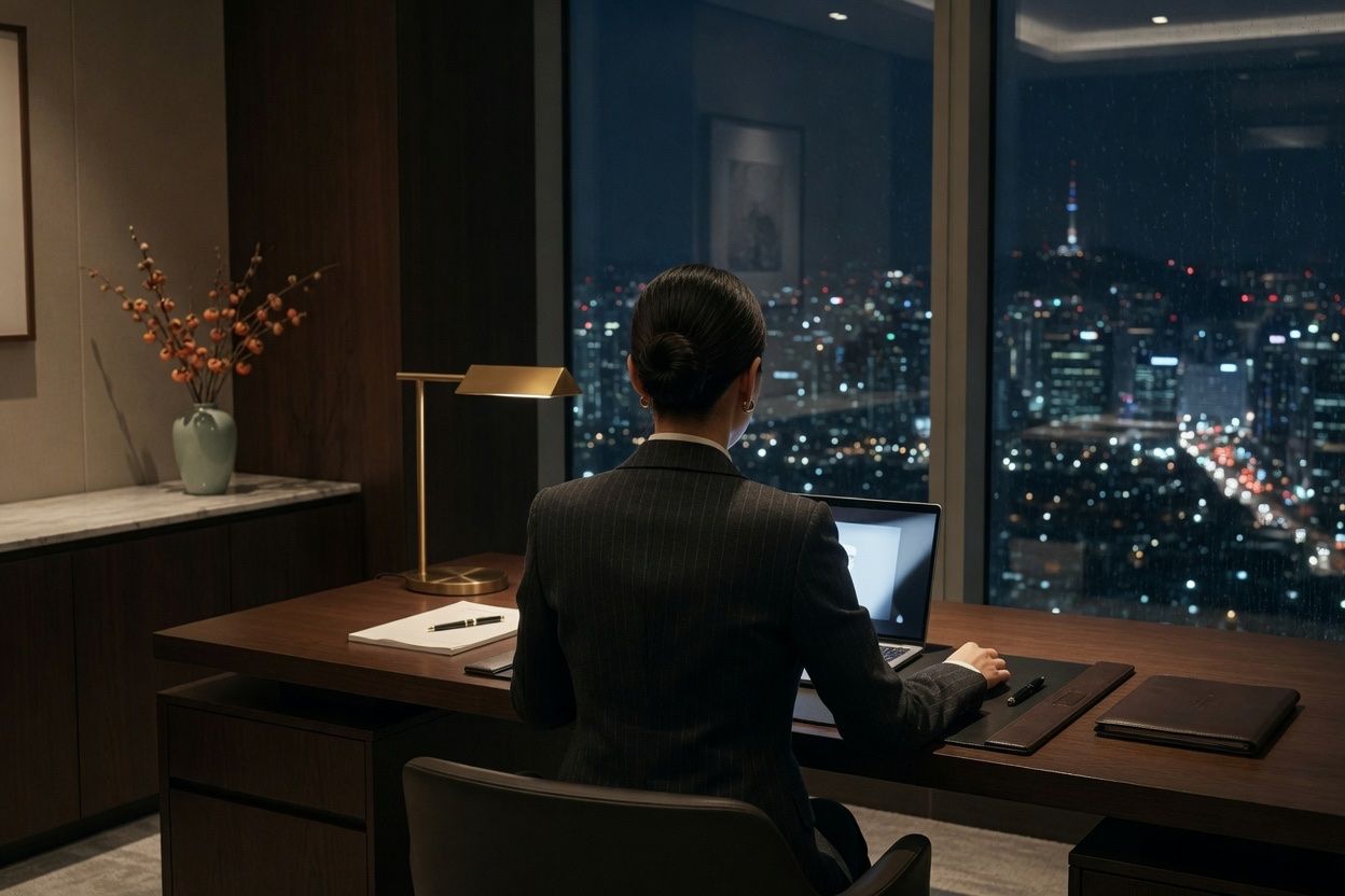 야근이 이어지는 시기 · 본문 중간